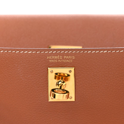 Hermes Evercolor Kelly Danse II Belt Bag Gold 7 of 18