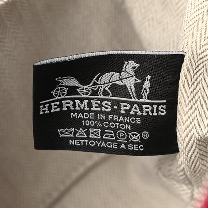 Hermes Canvas Small Bride-A-Brac Pouch Hibiscus 6 of 9