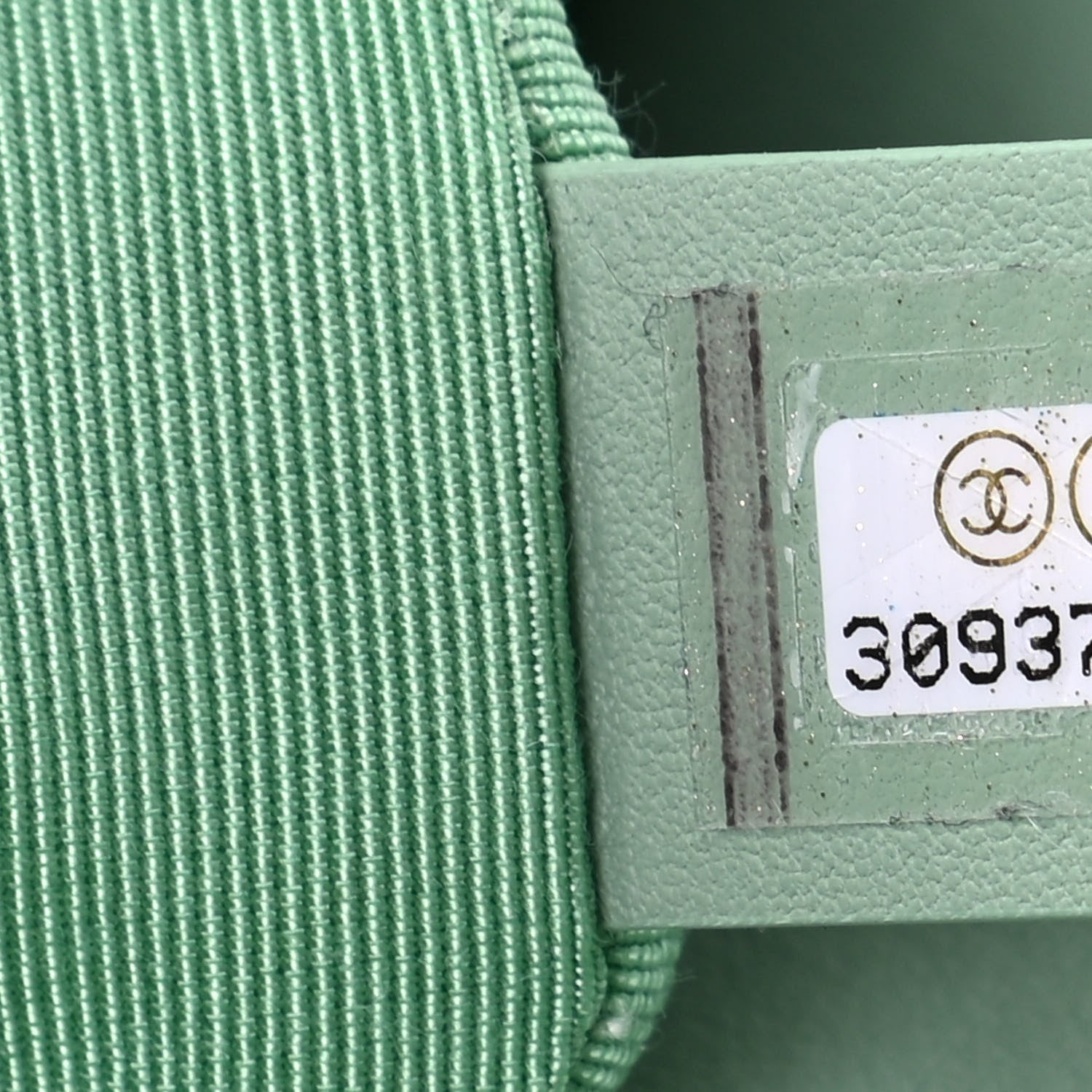 Chanel Sequin Quilted Medium Chanel 19 Flap Light Green 9 of 10
