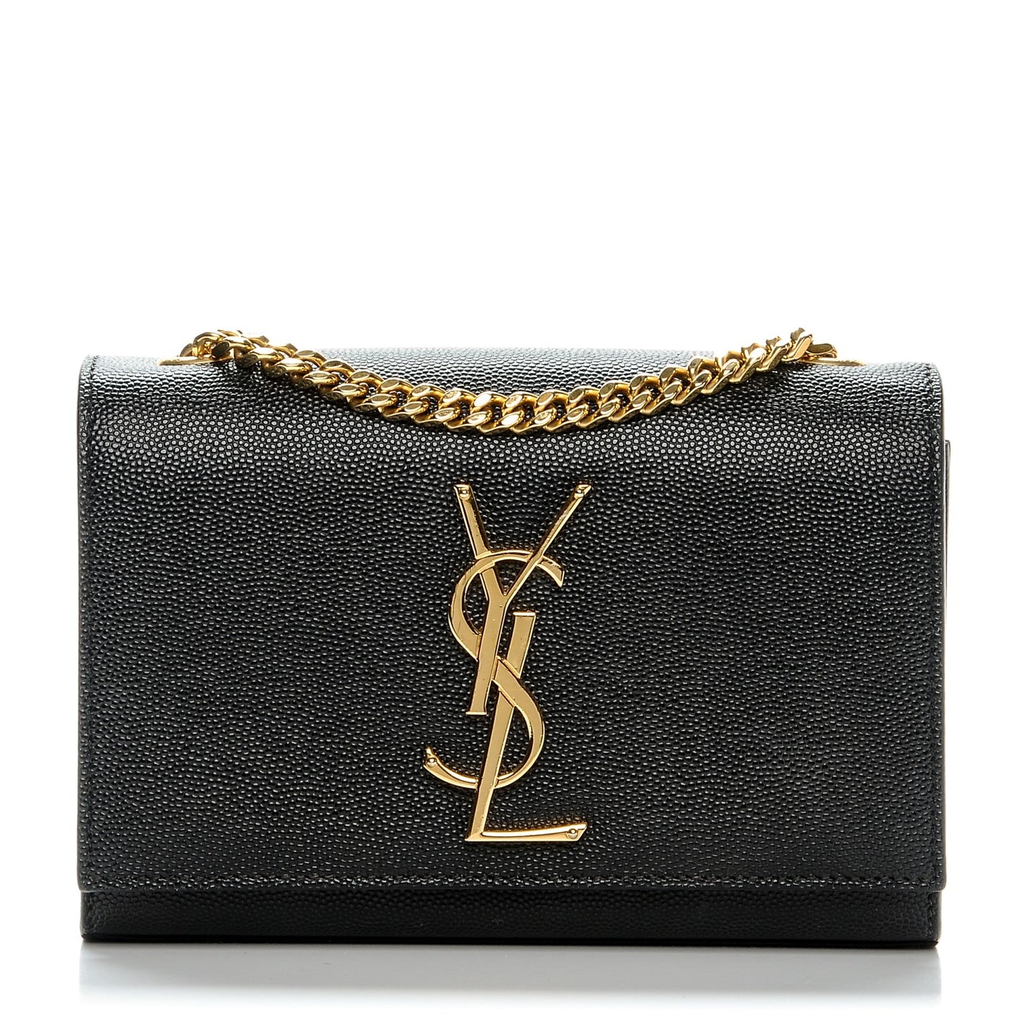 Grain De Poudre Small Monogram Kate Satchel Black