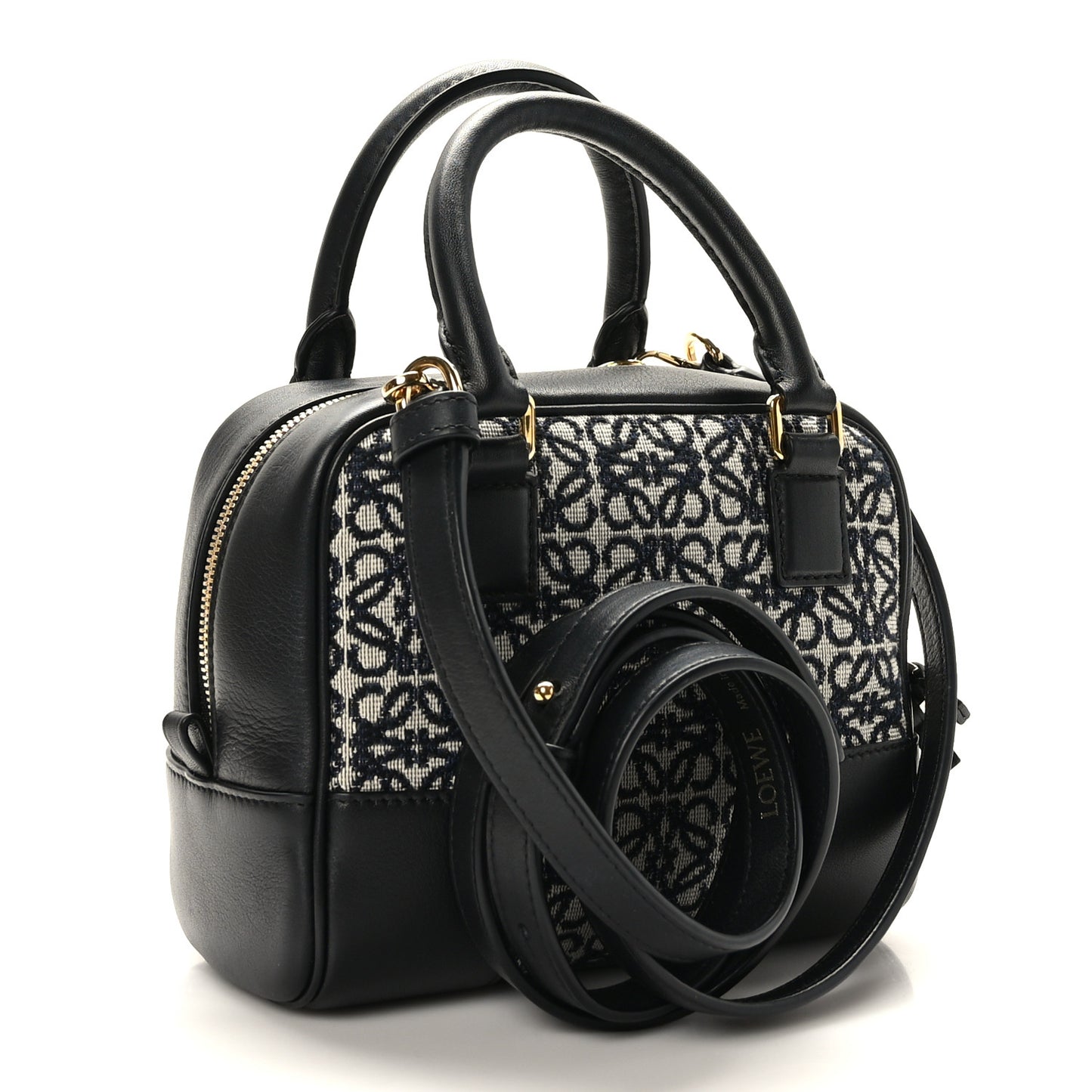 Jacquard Anagram Calfskin Amazona 16 Black