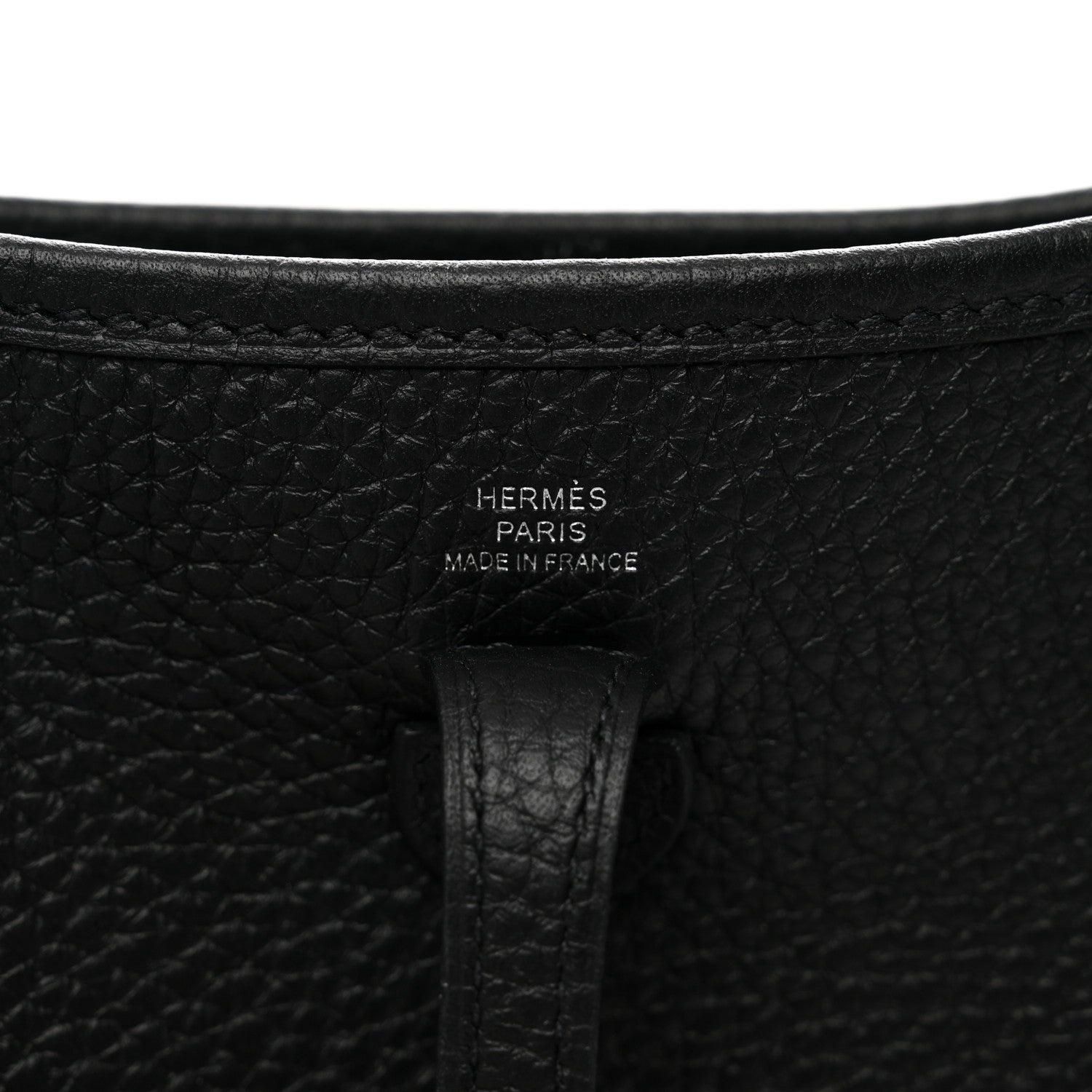Hermes Taurillon Clemence Evelyne TPM Black 6 of 9