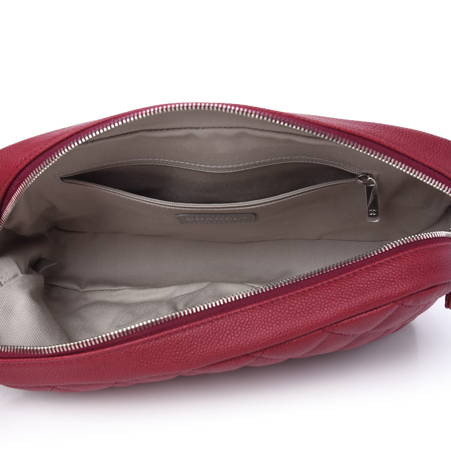 Chanel Caviar Quilted Jumbo Easy Flap Dark Pink 5 of 11