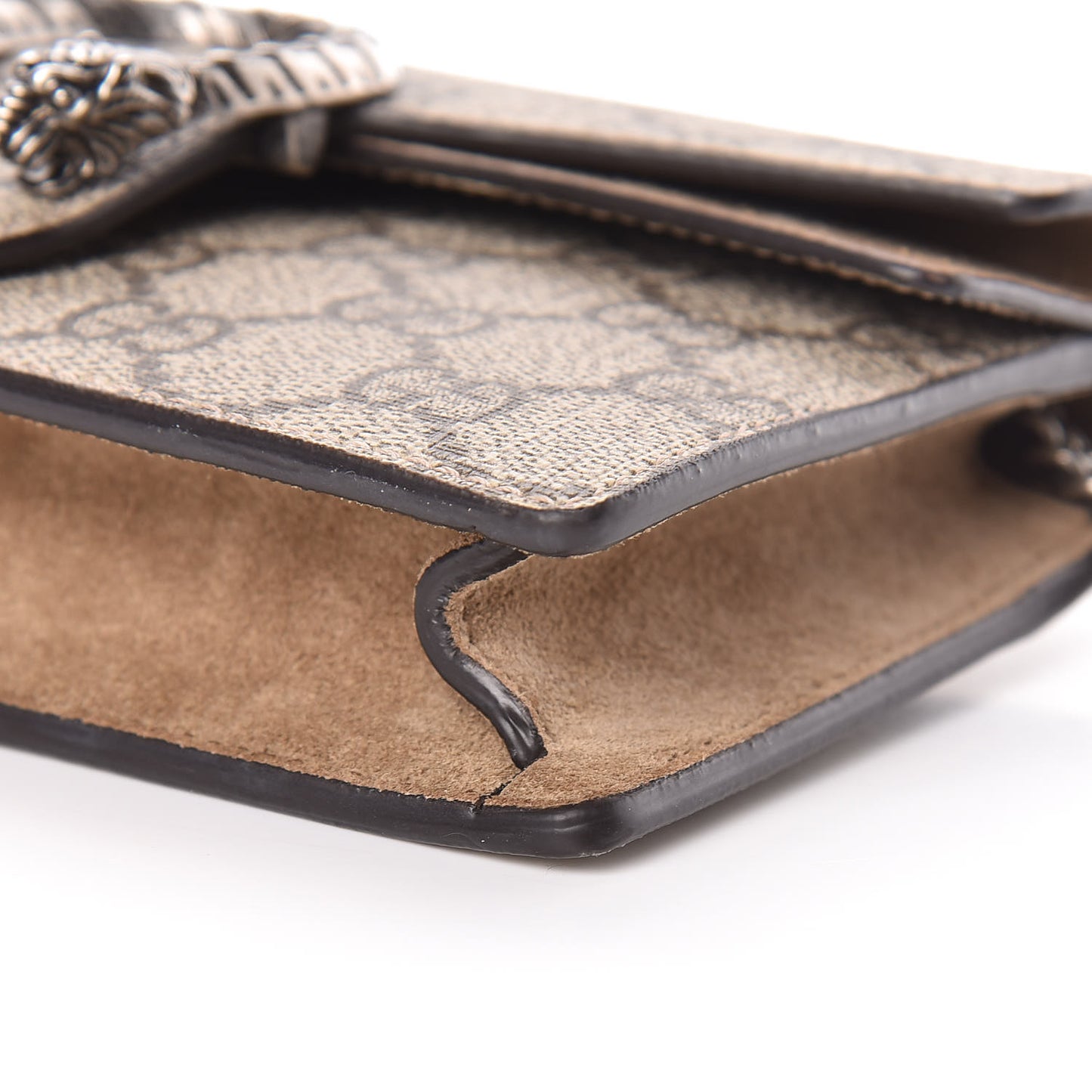GG Supreme Monogram Super Mini Dionysus Shoulder Bag Taupe