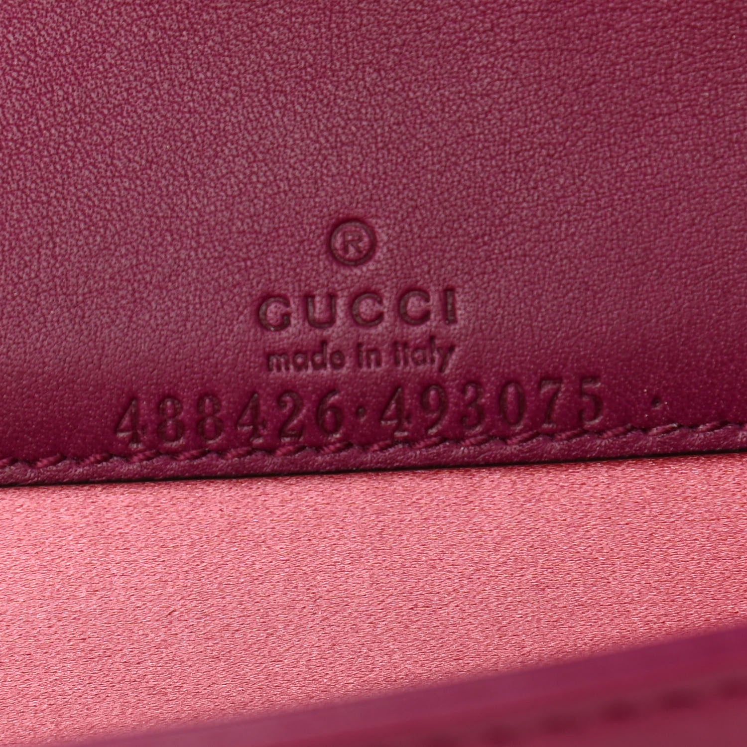 Gucci Velvet Matelasse GG Marmont Mini Bag Fuchsia Violet Cyclamen 6 of 11