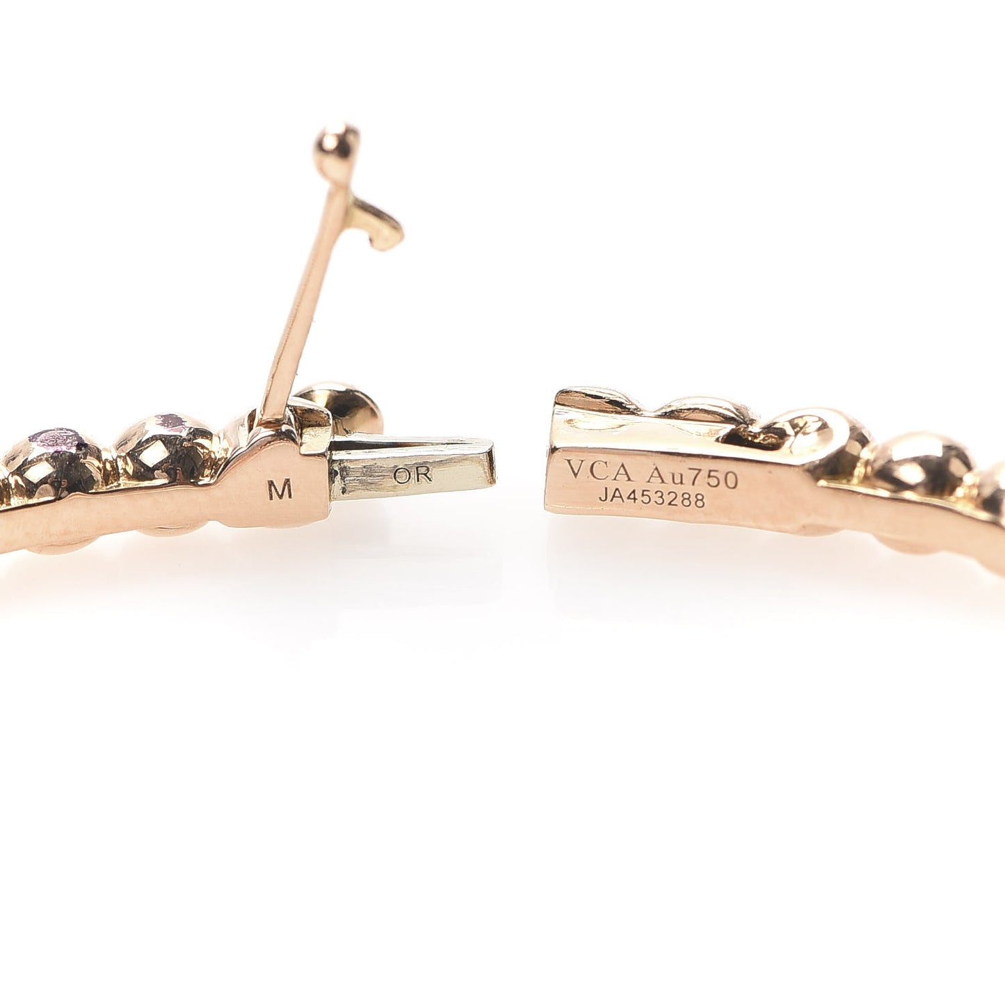 18K Rose Gold Perlee Pearls of Gold Bracelet M