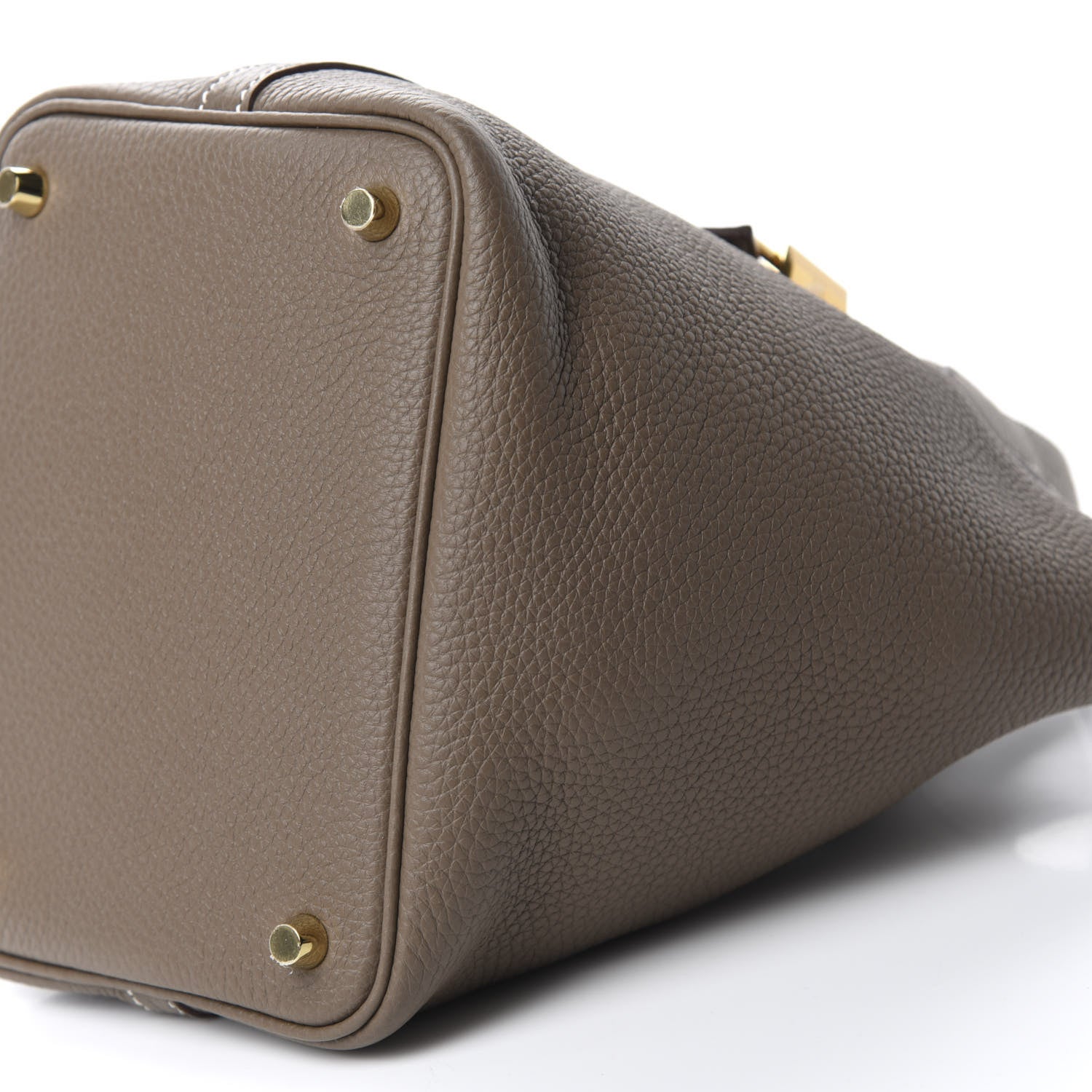 Hermes Taurillon Clemence Picotin Lock 18 PM Etoupe 7 of 11