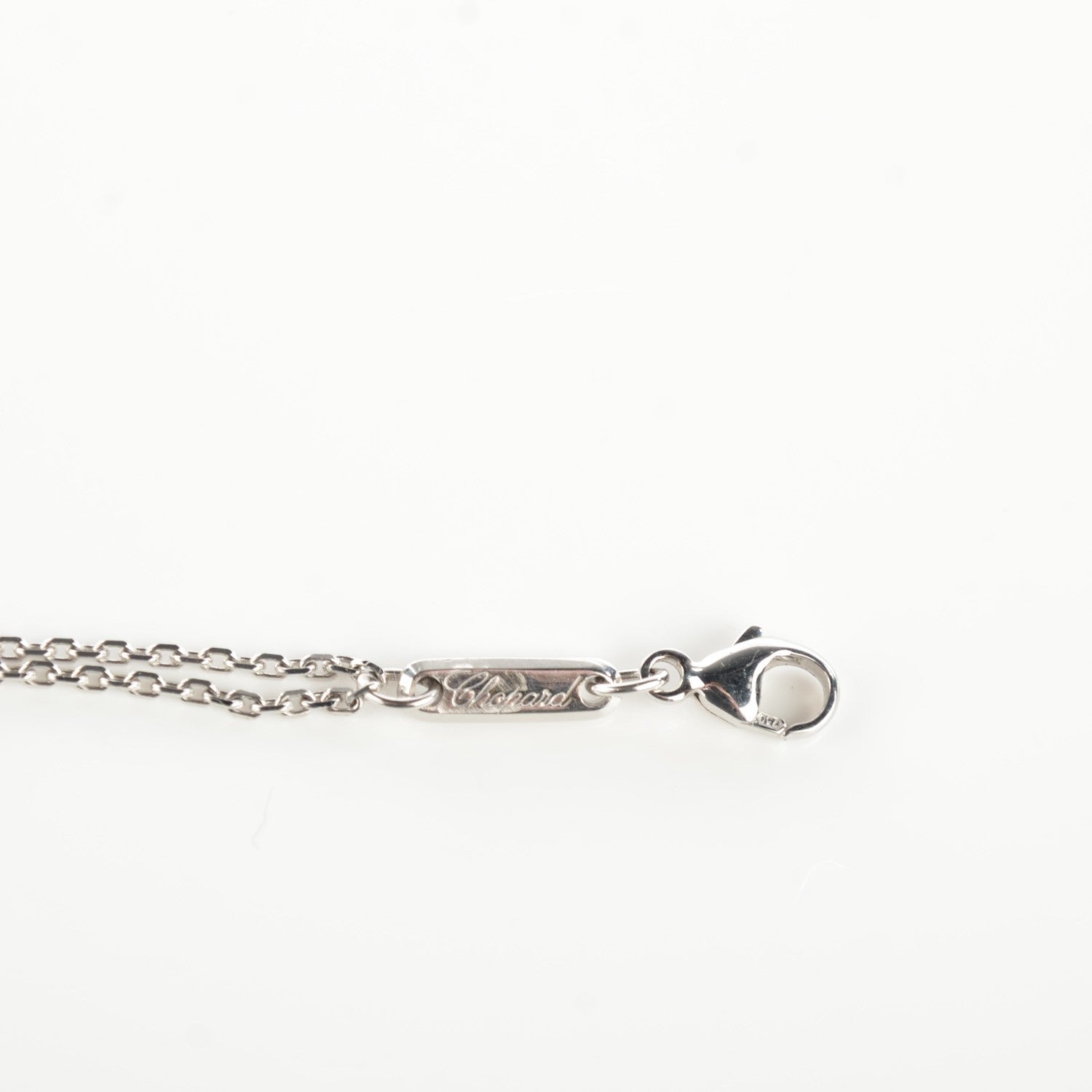 Chopard 18K White Gold Double Chain Necklace 5 of 5