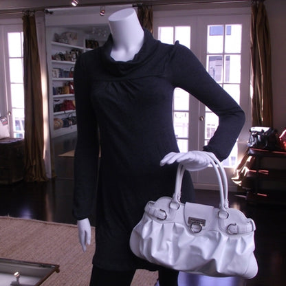 FASHIONPHILE SALVATOREFERRAGAMOPatentToteWhite 2 of 12