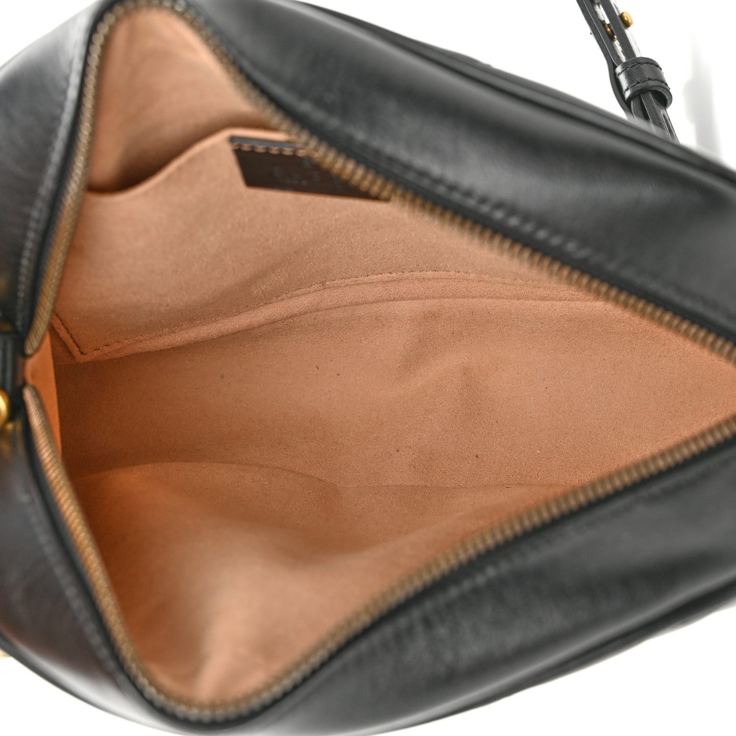 Calfskin Matelasse Small GG Marmont Chain Shoulder Bag Black