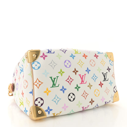 Louis Vuitton LV X TM Monogram Multicolor Speedy Bandouliere 25 White 4 of 10