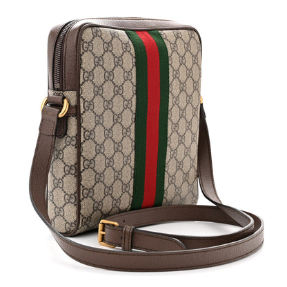 Gucci GG Supreme Monogram Web Small Ophidia Messenger Bag Brown 3 of 13