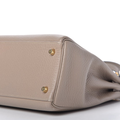 Hermes Togo Kelly Retourne 28 Gris Tourterelle 7 of 14