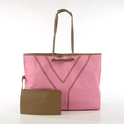 Saint Laurent Calfskin Large Neo Double Reversible Tote Camel 3 of 12