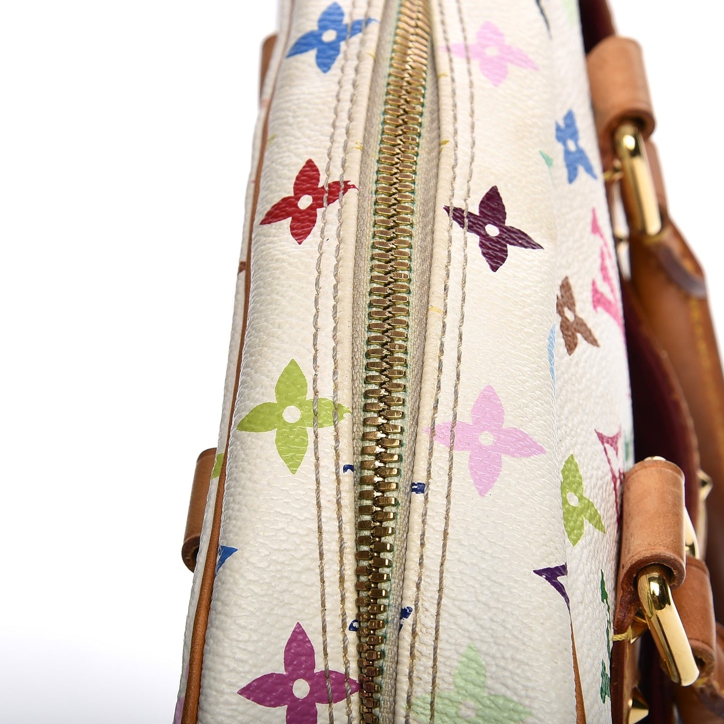 Monogram Multicolor Trouville White