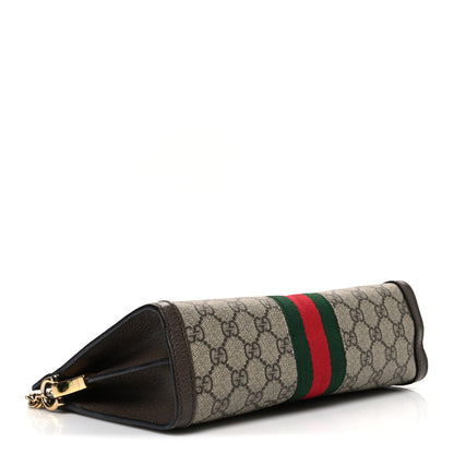 Gucci GG Supreme Monogram Web Small Ophidia Chain Shoulder Bag Brown 4 of 10