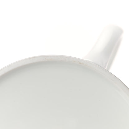 Hermes Porcelain Mosaique Au 24 Platine Coffee/Tea Pot Platinum 6 of 10