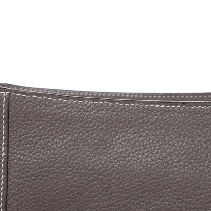 Hermes Taurillon Clemence Sac Good News PM Etoupe 10 of 12