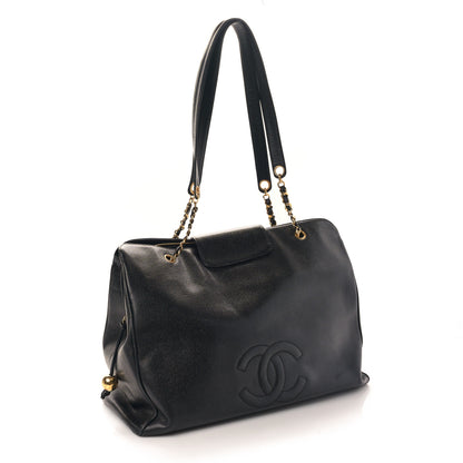 Chanel Caviar XL Weekender Bag Black 3 of 9
