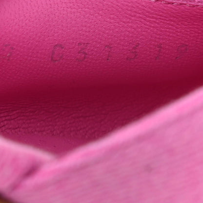 Chanel Denim Cap Toe CC Slingback Flat 38 Neon Pink 9 of 9