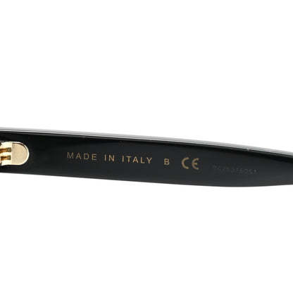 Chanel Acetate Oval Sunglasses Black 5 of 7