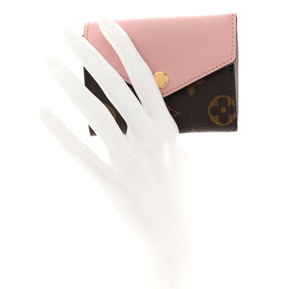 Louis Vuitton Monogram Zoe Wallet Rose Ballerine 2 of 9