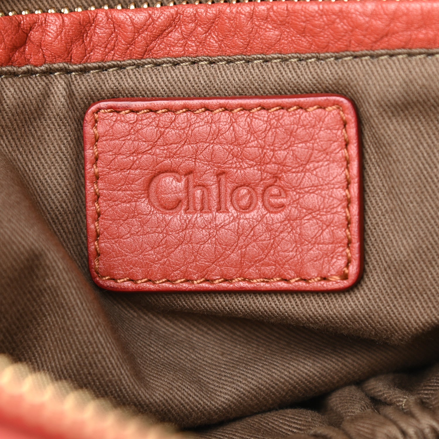 Chloe Calfskin Medium Marcie Satchel Maple Leaf 5 of 7