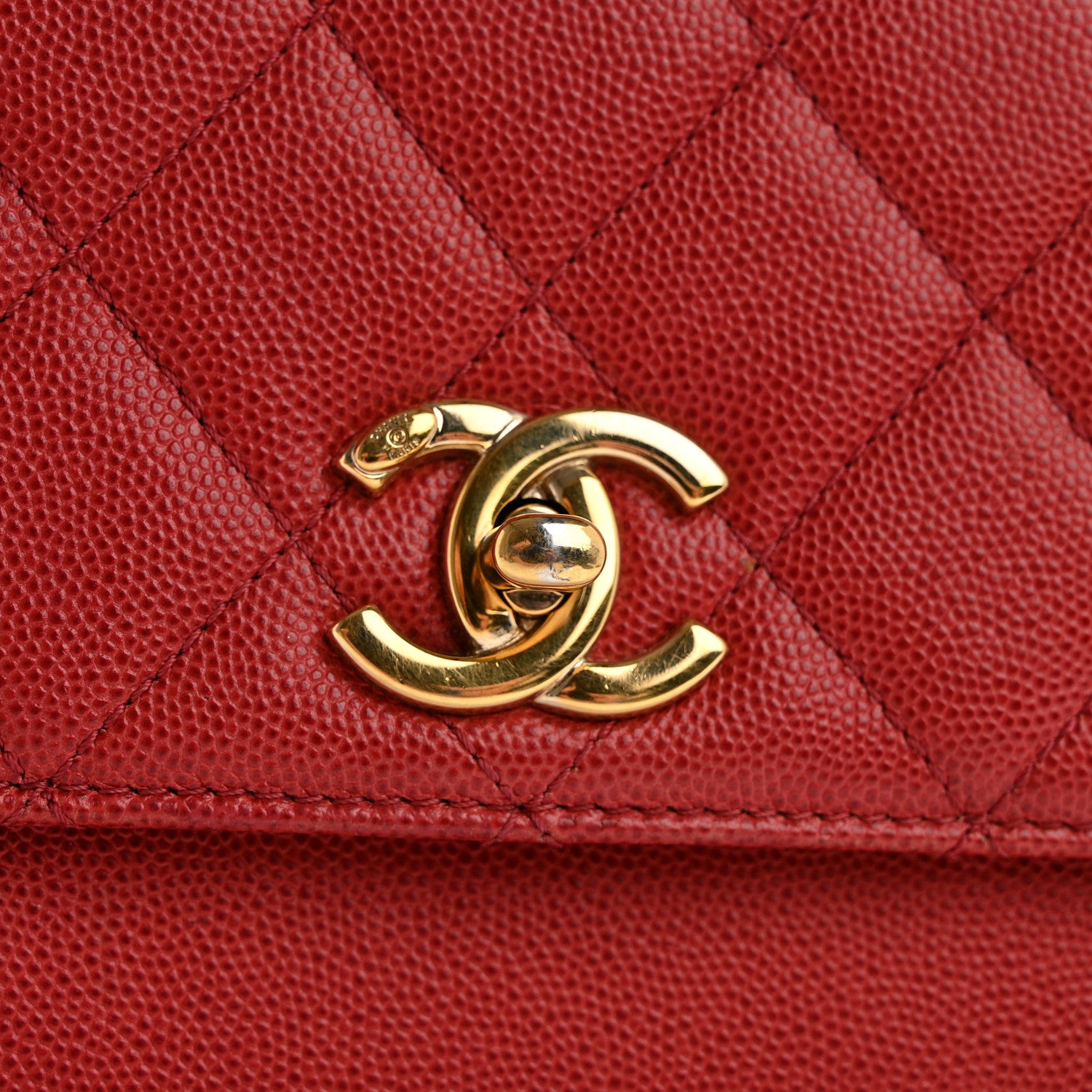 Chanel Caviar Quilted Medium Business Affinity Flap Red 13 of 16