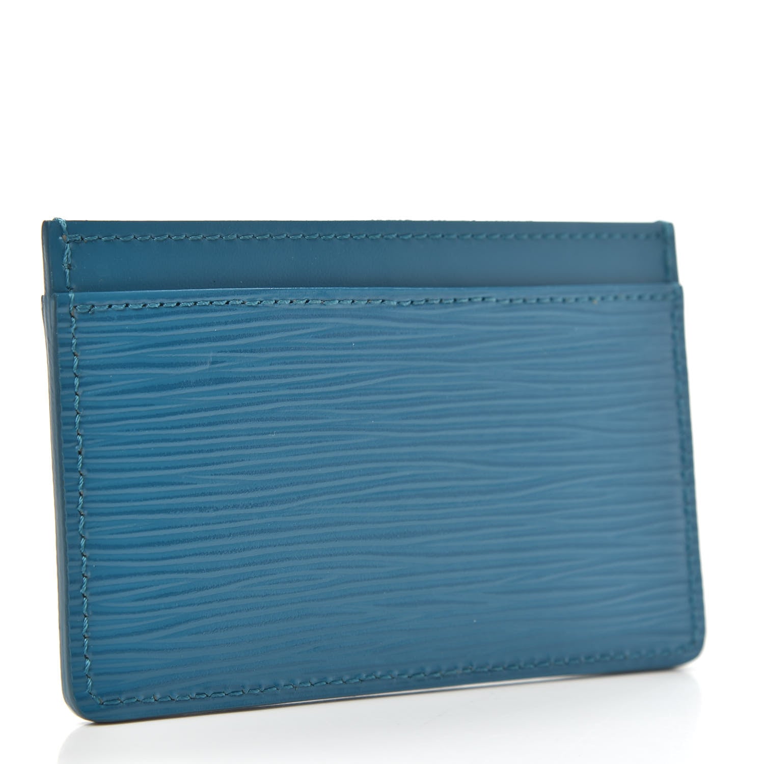 Louis Vuitton Epi Card Holder Cyan 2 of 7