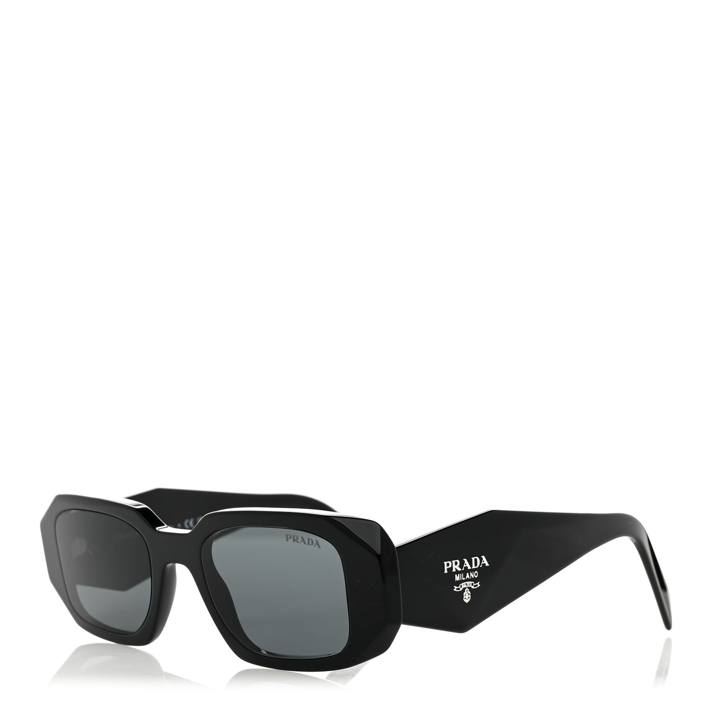 Acetate Symbole Sunglasses SPR 17W Black
