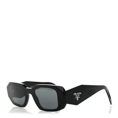 Prada Acetate Symbole Sunglasses SPR 17W Black 1 of 8