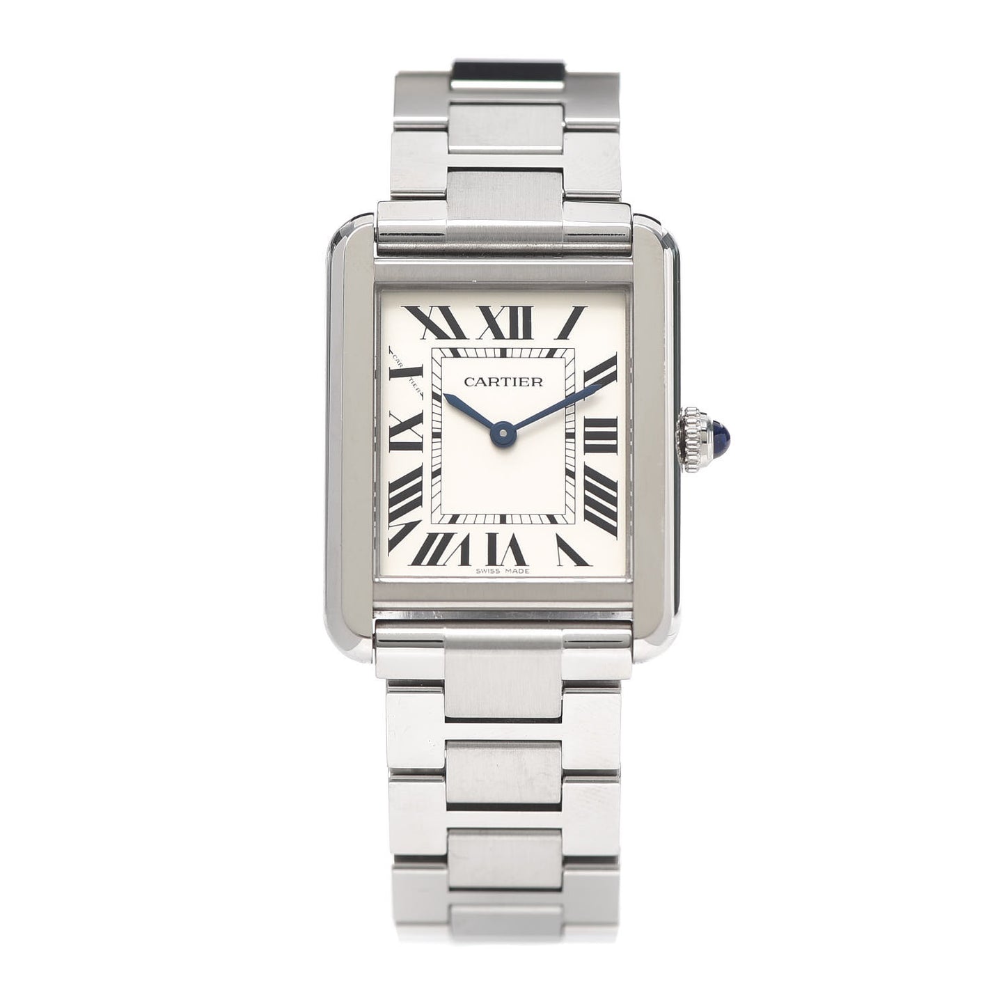 Stainless Steel 24mm Tank Solo Quartz Watch