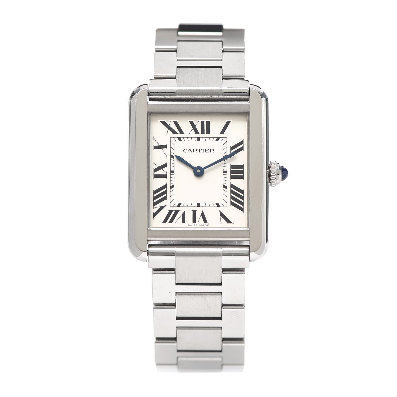 Cartier Stainless Steel 24mm Tank Solo Quartz Watch 1 of 5