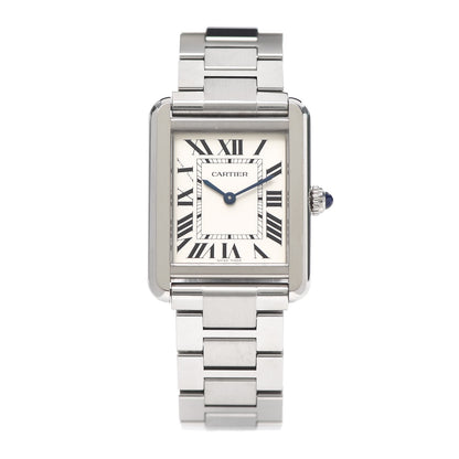 Cartier Stainless Steel 24mm Tank Solo Quartz Watch 1 of 5