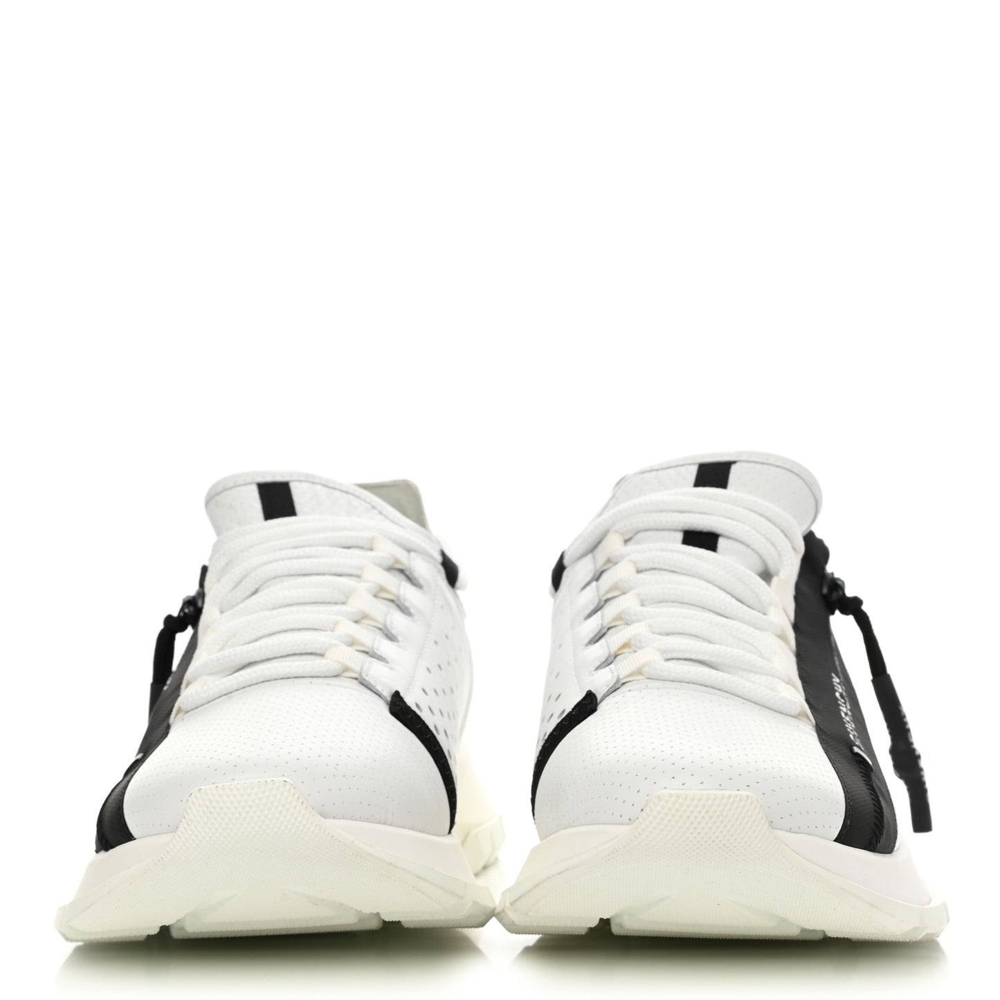 Calfskin Spectre Low Runners Sneakers 39.5 White Black