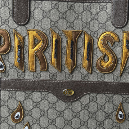 Gucci GG Supreme Monogram Web Spiritsimo Tote 10 of 10