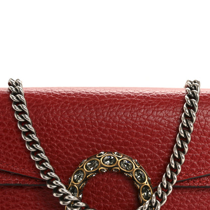 Gucci Calfskin Super Mini Dionysus Shoulder Bag Hibiscus Red 5 of 7
