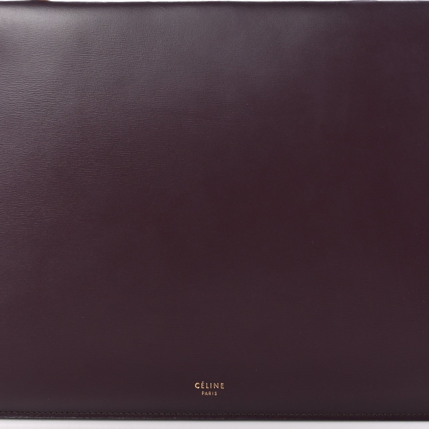 Patina Box Calfskin Medium Clasp Bag Bordeaux