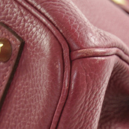 Hermes Taurillon Clemence Birkin 35 Rubis Red 1 of 5