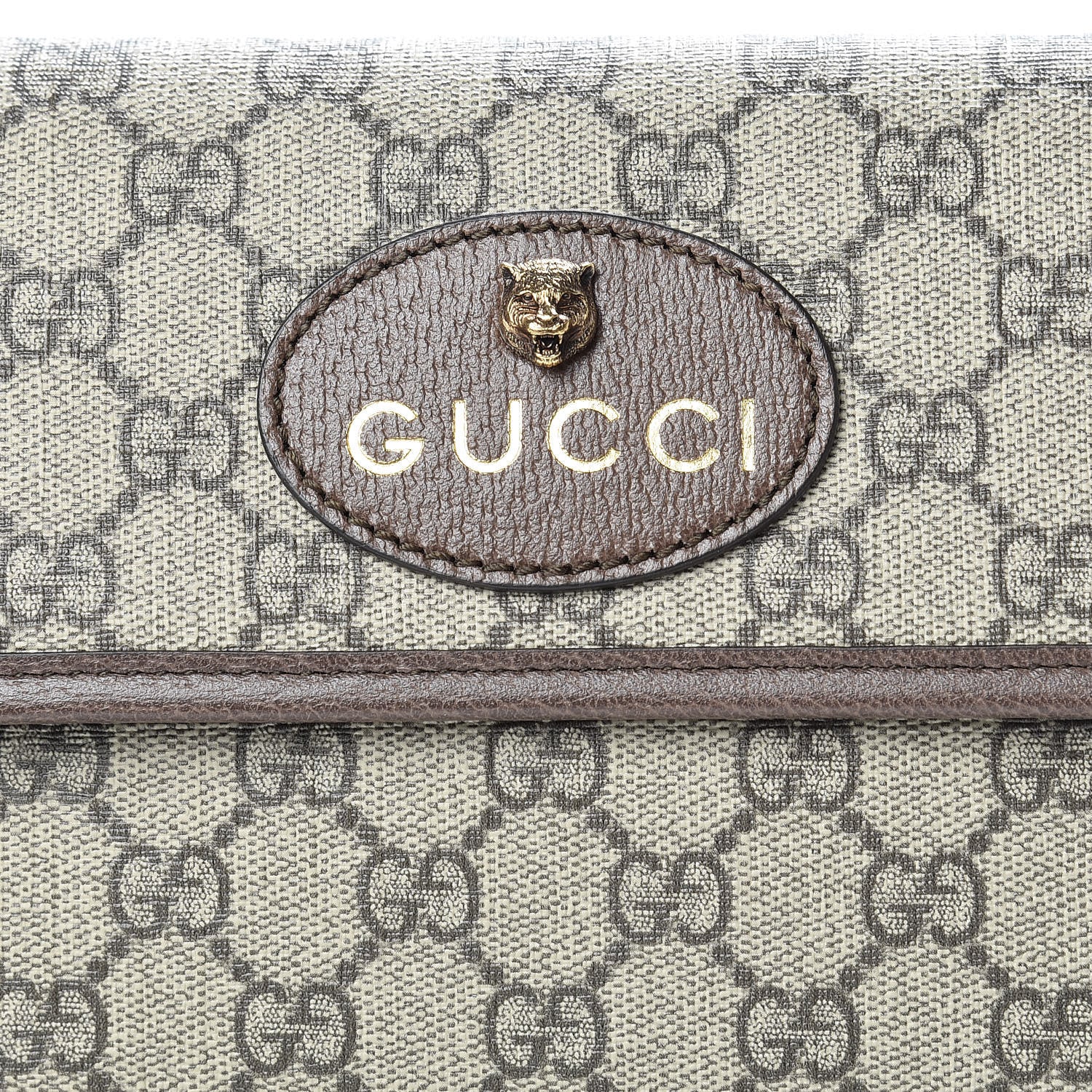 Gucci GG Supreme Monogram Neo Vintage Web Belt Bag Brown 8 of 11