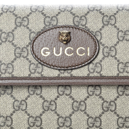 Gucci GG Supreme Monogram Neo Vintage Web Belt Bag Brown 8 of 11