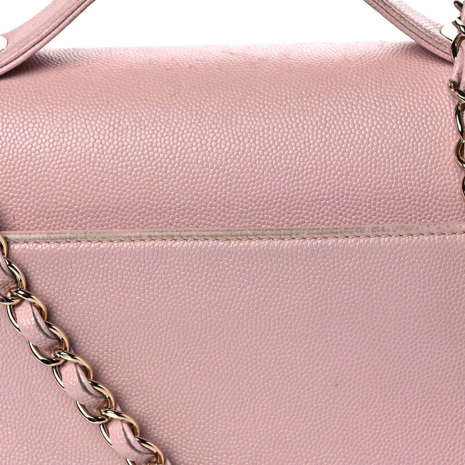 Chanel Caviar Quilted Medium Business Affinity Flap Light Pink 23 of 24