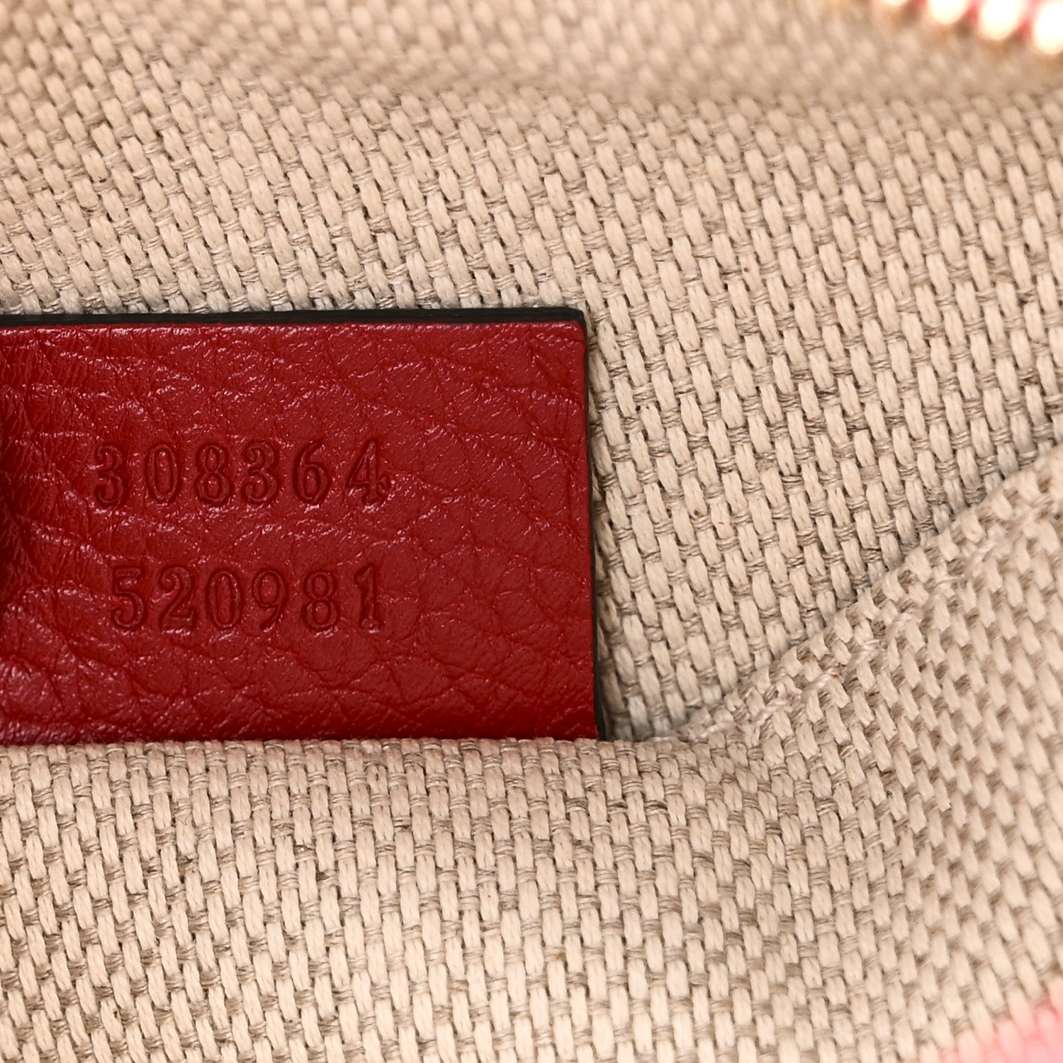 Gucci Pebbled Calfskin Small Soho Disco Bag Vibrant Red 7 of 10