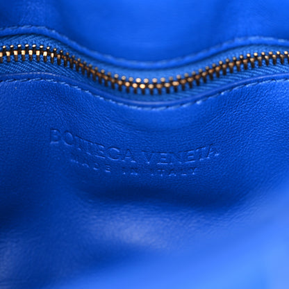 Bottega Veneta Lambskin Maxi Intreccio Padded Chain Cassette Crossbody Bag Cobalt 6 of 9