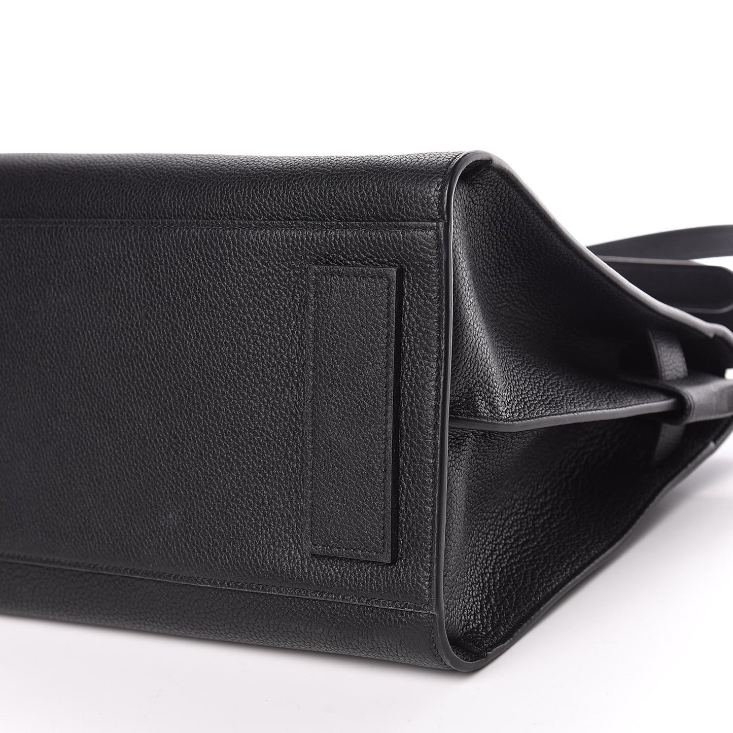 Grained Calfskin Small Souple Sac De Jour Black