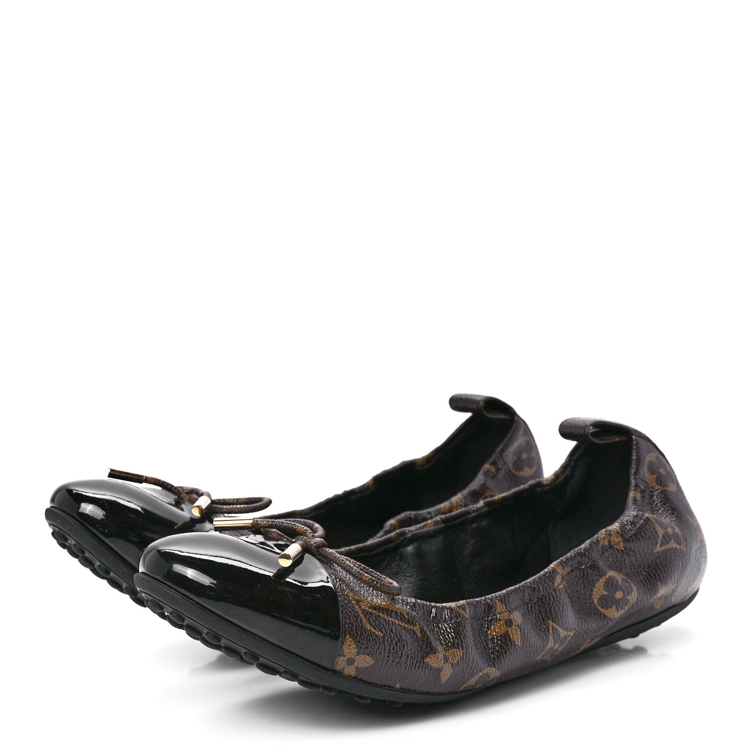 Louis Vuitton Monogram Flirty Ballerina Flats 42 Black 3 of 8
