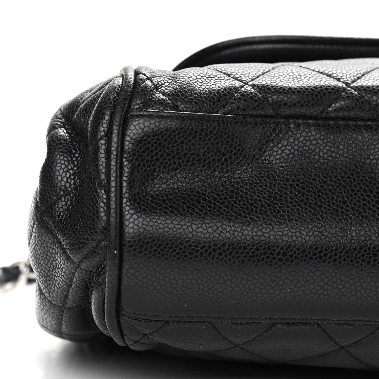 Chanel Caviar Quilted Timeless Accordion Flap Black 9 of 10