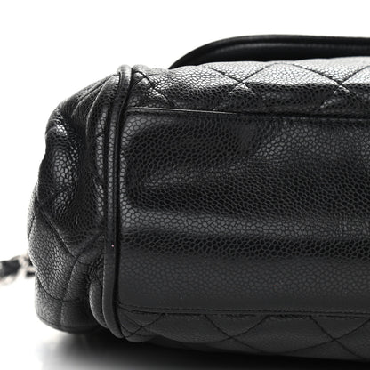 Chanel Caviar Quilted Timeless Accordion Flap Black 9 of 10
