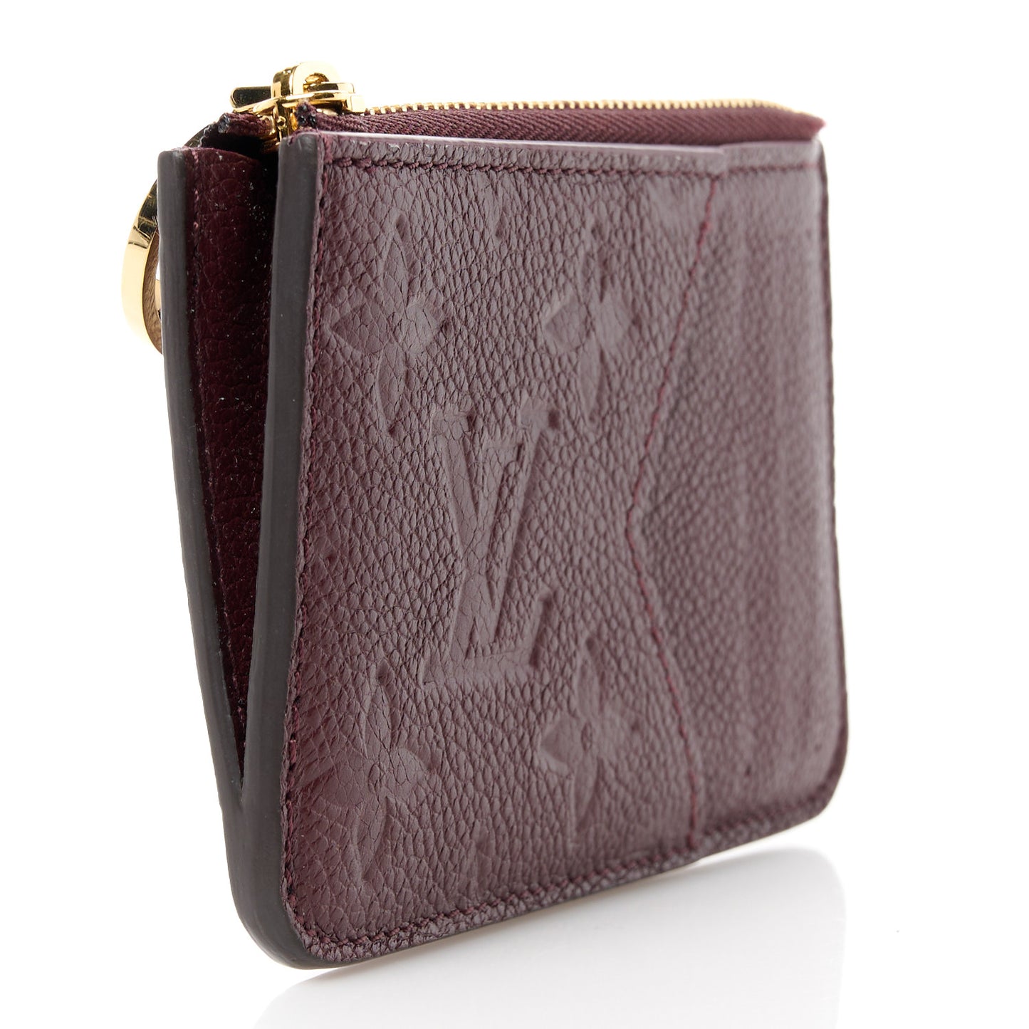 Empreinte Monogram Zipped Romy Card Holder Flamme
