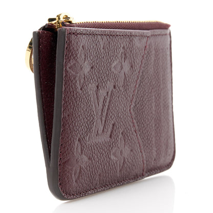 Louis Vuitton Empreinte Monogram Zipped Romy Card Holder Flamme 3 of 9